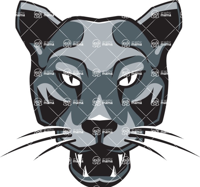 Vector Mascot Collection - Panther Logo Mascot Design